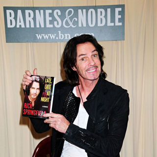 Rick Springfield in Rick Springfield Signs Copies of His Book 'Late, Late at Night'