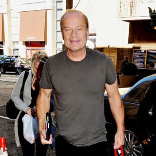 Kelsey Grammer and Kayte Walsh Take Their Puppy For A Walk