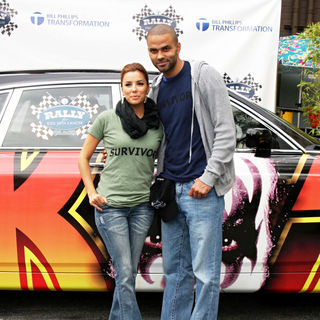 Eva Longoria, Tony Parker in 'Rally for Kids with Cancer Scavenger Hunt 2010'