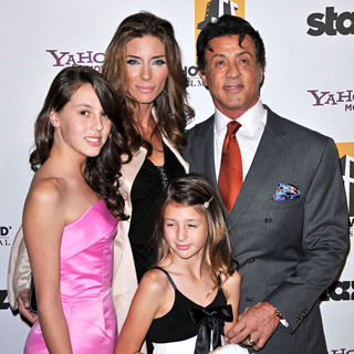 Jennifer Flavin, Sylvester Stallone in 14th Annual Hollywood Awards Gala Presented by Starz