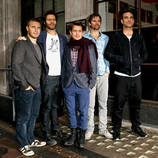 Take That in Take That Leave The BBC Radio 1 Studios