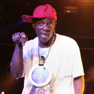 Flavor Flav in Public Enemy Performing in Moscow