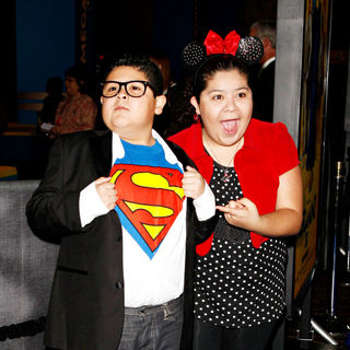 Rico Rodriguez, Raini Rodriguez in Los Angeles Premiere of 'Megamind'