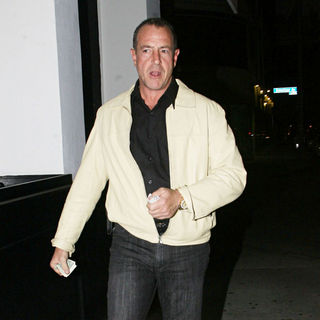 Michael Lohan in Michael Lohan Leaving Philippe Chow Restaurant with A Friend