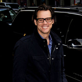 Jim Carrey in The Late Show with David Letterman