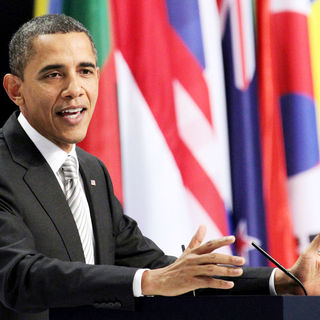 Barack Obama in Barack Obama Attends The Lisbon Nato Summit
