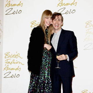 Edie Campbell, Johnny Borrell in The British Fashion Awards 2010 - Arrivals