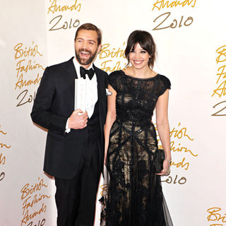 Patrick Grant, Daisy Lowe in The British Fashion Awards 2010 - Arrivals