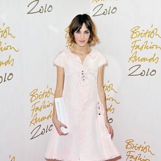 Alexa Chung in The British Fashion Awards 2010 - Arrivals