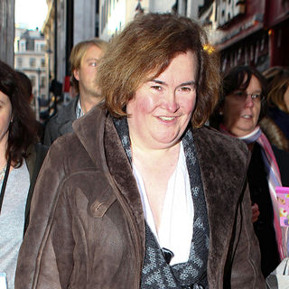 Susan Boyle in Susan Boyle Outside The London Palladium