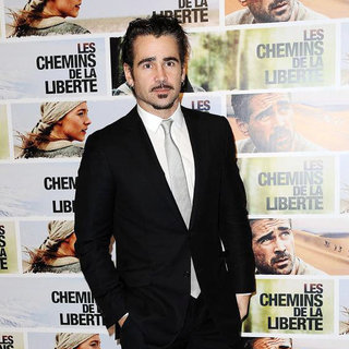 Colin Farrell in The Paris Premiere of 'The Way Back'