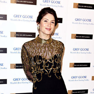 Gemma Arterton in The Elton John AIDS Foundation Winter Ball