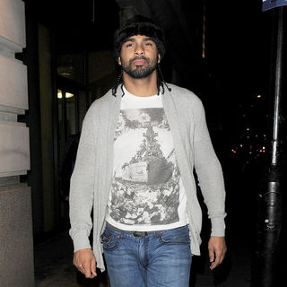 David Haye in David Haye Arriving at Nobu Berkeley Restaurant