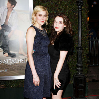 Greta Gerwig, Kat Dennings in Los Angeles Premiere of "No Strings Attached"
