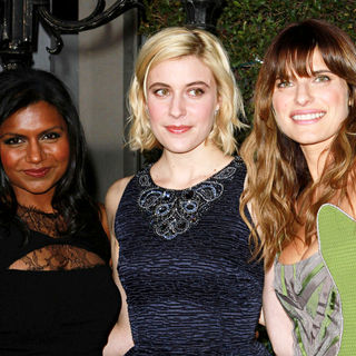 Mindy Kaling, Greta Gerwig, Lake Bell in Los Angeles Premiere of "No Strings Attached"