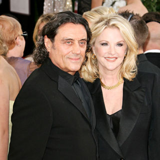 Ian McShane, Gwen Humbl in 68th Annual Golden Globe Awards - Arrivals