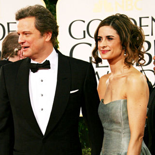Colin Firth, Livia Giuggioli in 68th Annual Golden Globe Awards - Arrivals