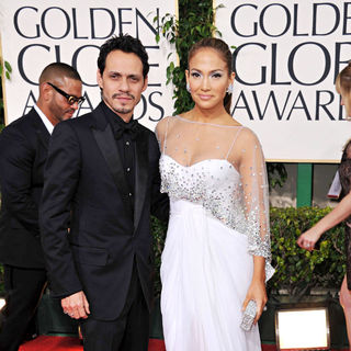 Marc Anthony, Jennifer Lopez in 68th Annual Golden Globe Awards - Arrivals