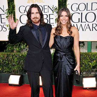 Christian Bale, Sibi Blazic in 68th Annual Golden Globe Awards - Arrivals