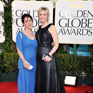 Lara Embry, Jane Lynch in 68th Annual Golden Globe Awards - Arrivals