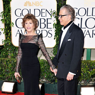 Jane Fonda, Richard Perry in 68th Annual Golden Globe Awards - Arrivals