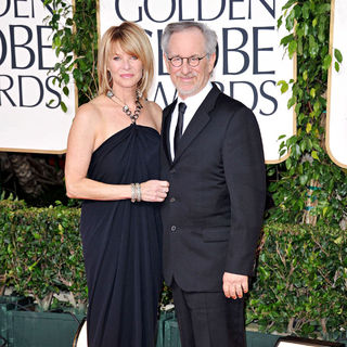 Kate Capshaw, Steven Spielberg in 68th Annual Golden Globe Awards - Arrivals