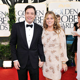Jimmy Fallon, Nancy Juvonen in 68th Annual Golden Globe Awards - Arrivals