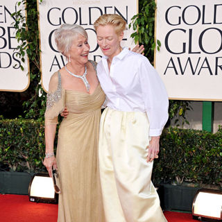 Helen Mirren, Tilda Swinton in 68th Annual Golden Globe Awards - Arrivals