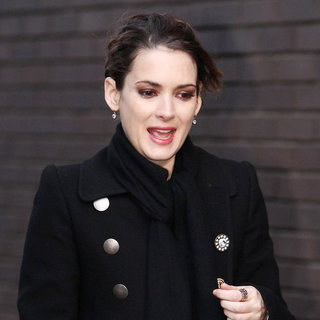 Winona Ryder in Winona Ryder Outside The ITV Studios