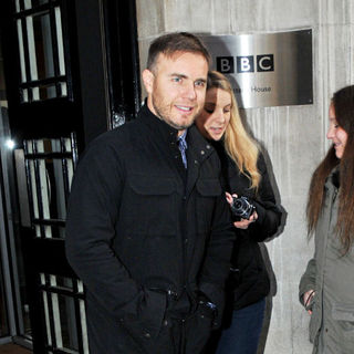 Gary Barlow in Gary Barlow Leaving The BBC Radio 2 Studios The Day Before His 40th Birthday