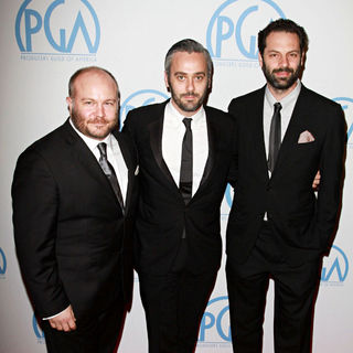 Gareth Unwin, Iain Canning, Emile Sherman in The 22nd Annual Producers Guild (PGA) Awards - Arrivals