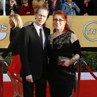 Steve Buscemi, Jo Andres in The 17th Annual Screen Actors Guild Awards (SAG Awards 2011) - Arrivals