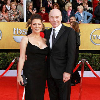 Marina Sirtis, Patrick Stewart in The 17th Annual Screen Actors Guild Awards (SAG Awards 2011) - Arrivals