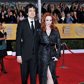 Geoffrey Arend, Christina Hendricks in The 17th Annual Screen Actors Guild Awards (SAG Awards 2011) - Arrivals