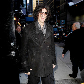 Howard Stern in Howard Stern at The Ed Sullivan Theater for 'The Late Show with David Letterman'