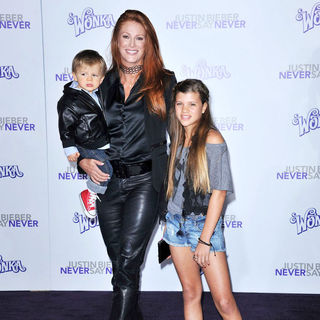 Angie Everhart in Los Angeles Premiere of "Justin Bieber: Never Say Never"