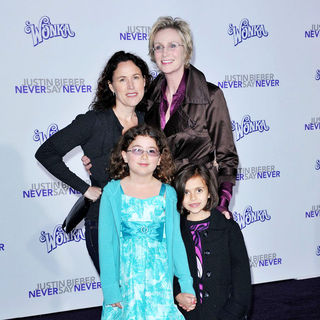 Lara Embry, Jane Lynch in Los Angeles Premiere of "Justin Bieber: Never Say Never"