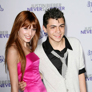 Bella Thorne, Adam Irigoyen in Los Angeles Premiere of "Justin Bieber: Never Say Never"