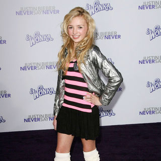 Peyton List in Los Angeles Premiere of "Justin Bieber: Never Say Never"