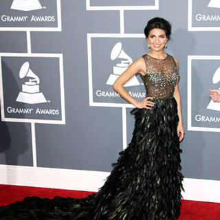 Nadia Ali in The 53rd Annual GRAMMY Awards - Red Carpet Arrivals