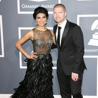 Nadia Ali, Morgan Page in The 53rd Annual GRAMMY Awards - Red Carpet Arrivals
