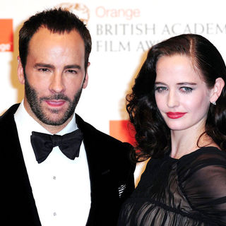 Tom Ford, Eva Green in 2011 Orange British Academy Film Awards (BAFTAs) - Press Room