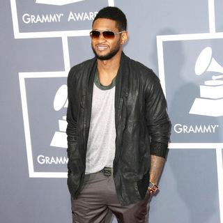 Usher in The 53rd Annual GRAMMY Awards - Red Carpet Arrivals