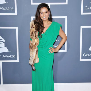 Tia Carrere in The 53rd Annual GRAMMY Awards - Red Carpet Arrivals