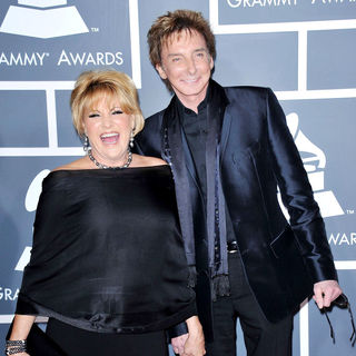 Lorna Luft, Barry Manilow in The 53rd Annual GRAMMY Awards - Red Carpet Arrivals