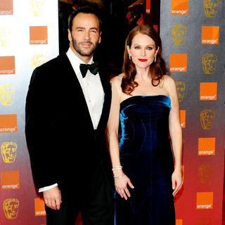Tom Ford, Julianne Moore in 2011 Orange British Academy Film Awards (BAFTAs) - Arrivals