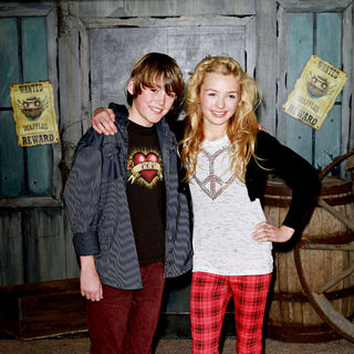Spencer List, Peyton List in Los Angeles Premiere of "Rango"
