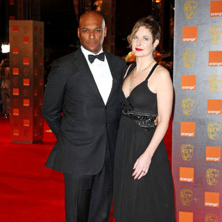 Colin Salmon, Fiona Hawthorne in 2011 Orange British Academy Film Awards (BAFTAs) - Arrivals