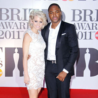 Kimberly Wyatt, Taio Cruz in The BRIT Awards 2011 - Arrivals