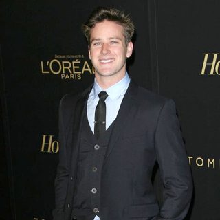 Armie Hammer in The Hollywood Reporter's Nominees' Night